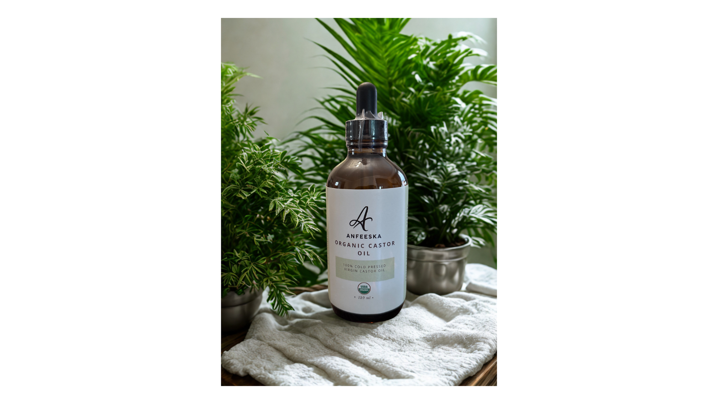 Anfeeska Organic Castor Oil 120ml